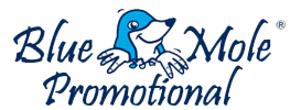 Blue mole promotional merchandise